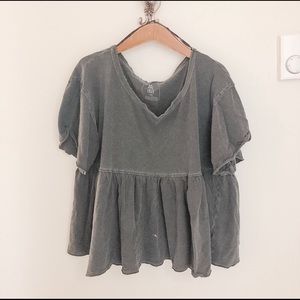 FreePeople Oversized Peplum Tunic